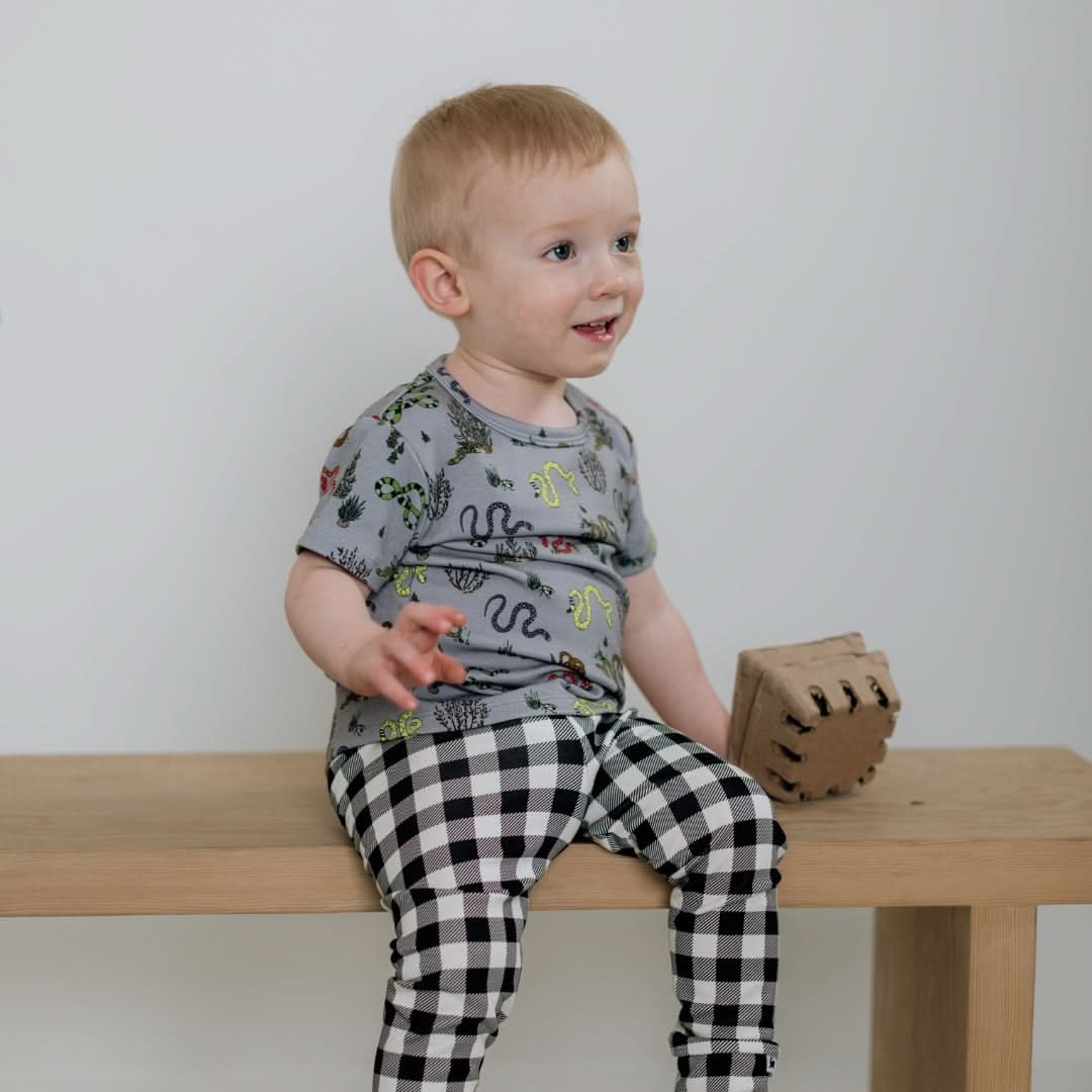 Baby/Kids' Bamboo T-Shirt | Garden Snakes