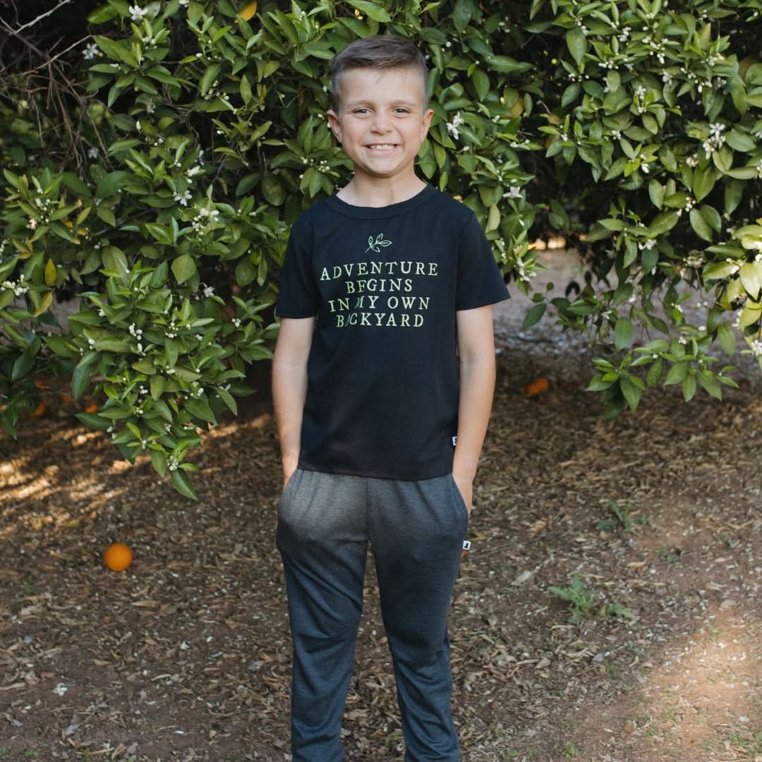 Baby/Kids Graphic Bamboo T-Shirt | "I Love Me" | Rose