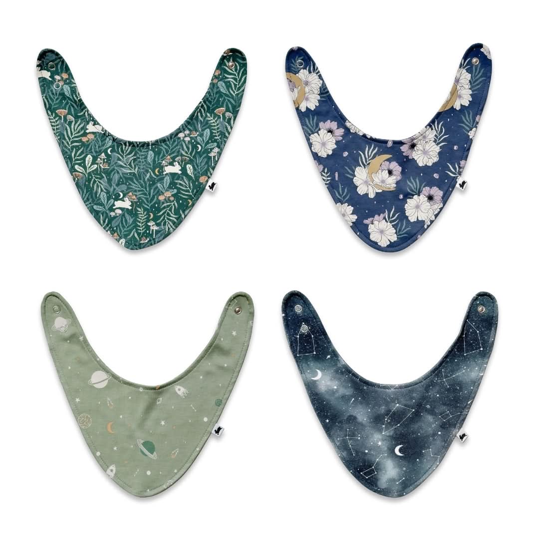 Bamboo Baby Bib | Night Sky