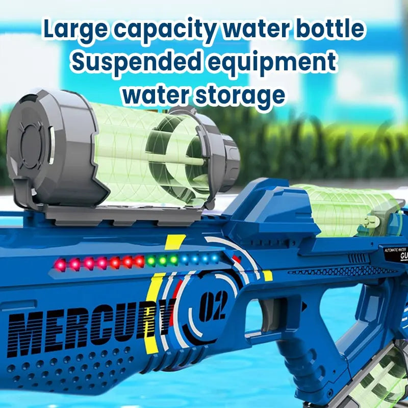 NNEOBA Automatic Luminous Water Blaster Gun for Kids & Adults