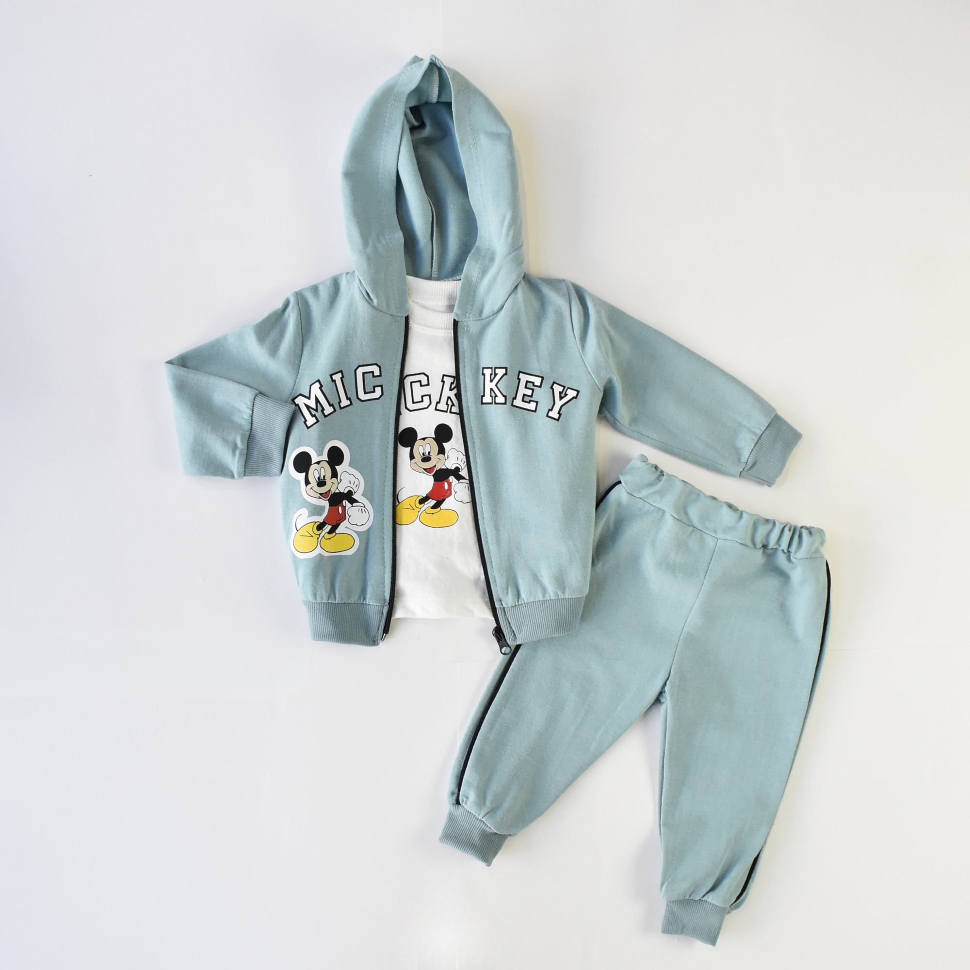 Cozy Cotton Tracksuit Joggers Set for Active Boys