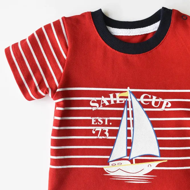 Sail Cup Casual Short Set