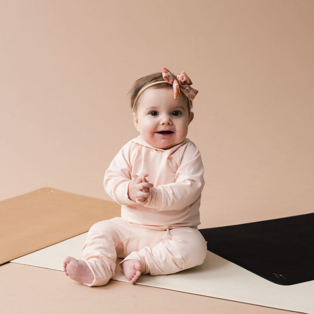 Vegan Leather Changing Mat | Ivory-2