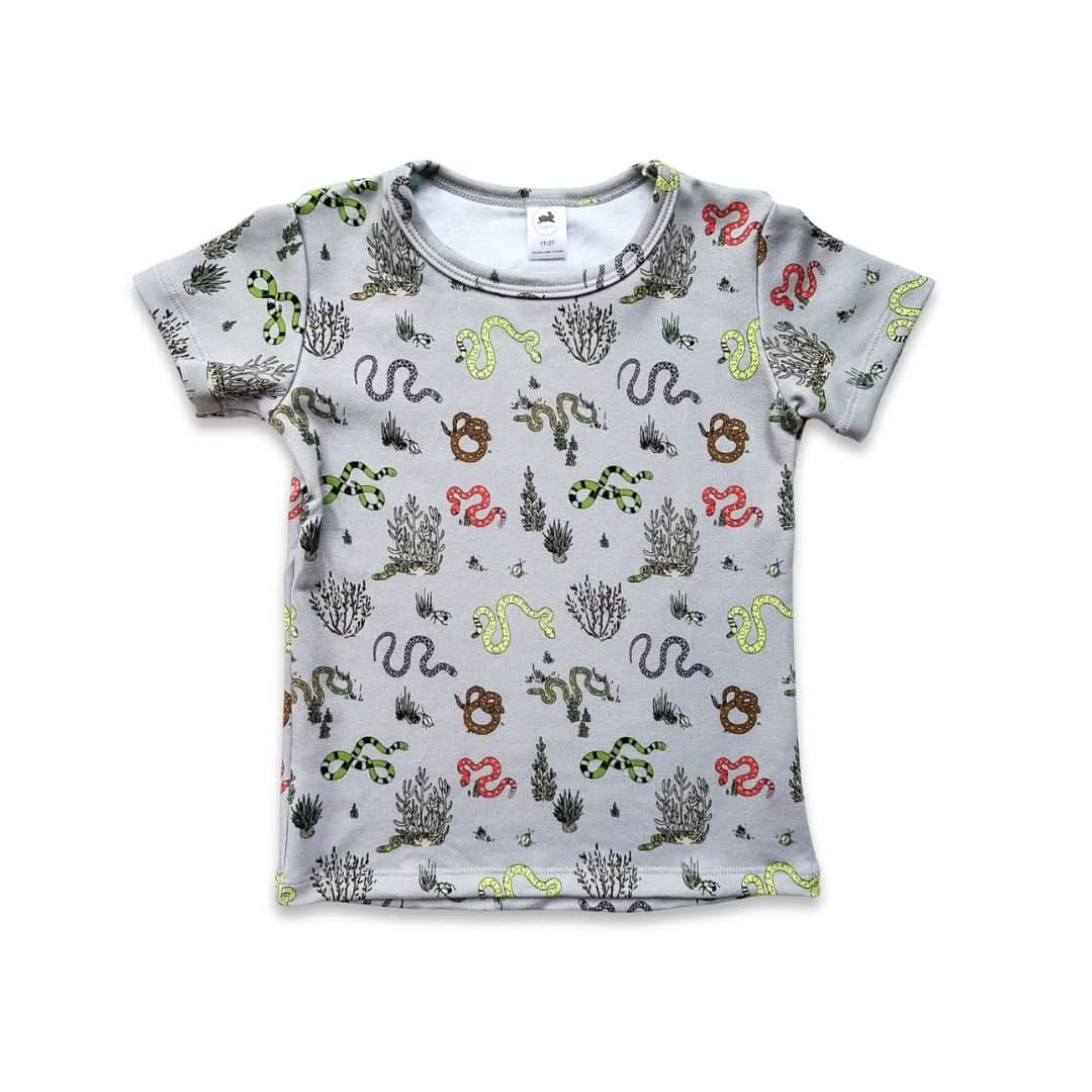 Baby/Kids' Bamboo T-Shirt | Garden Snakes