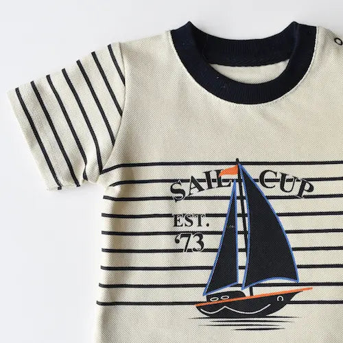 Sail Cup Casual Short Set