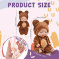 6-Piece Mini Children’S Dolls Set With Animal Costumes