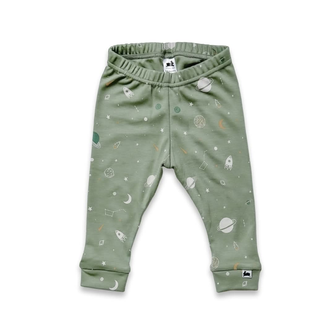 Baby Bamboo Leggings | Outer Space-0
