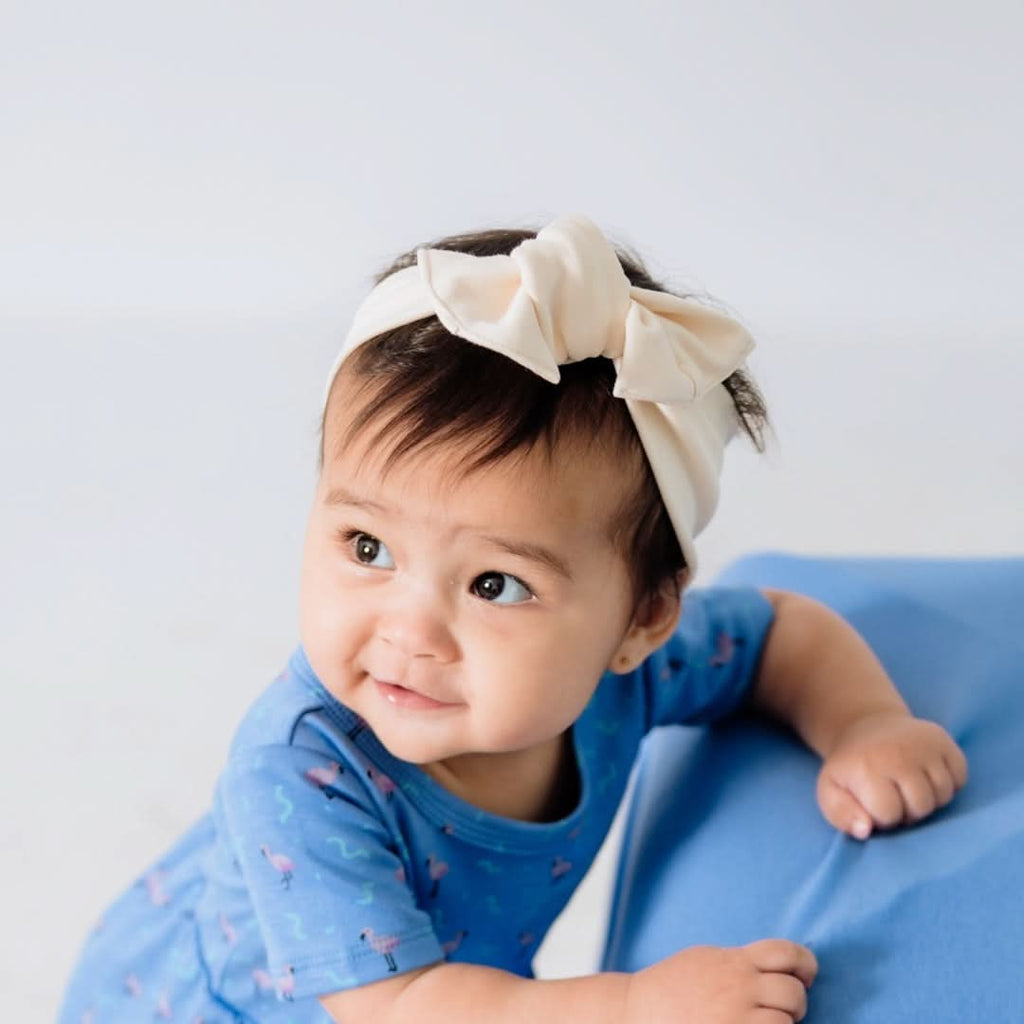 Baby Bamboo Headwrap | Cream-2