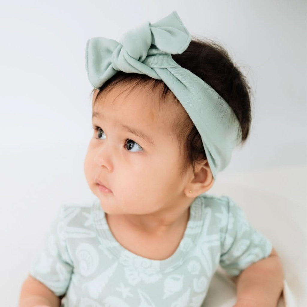 Baby Bamboo Headwrap | Cream-4