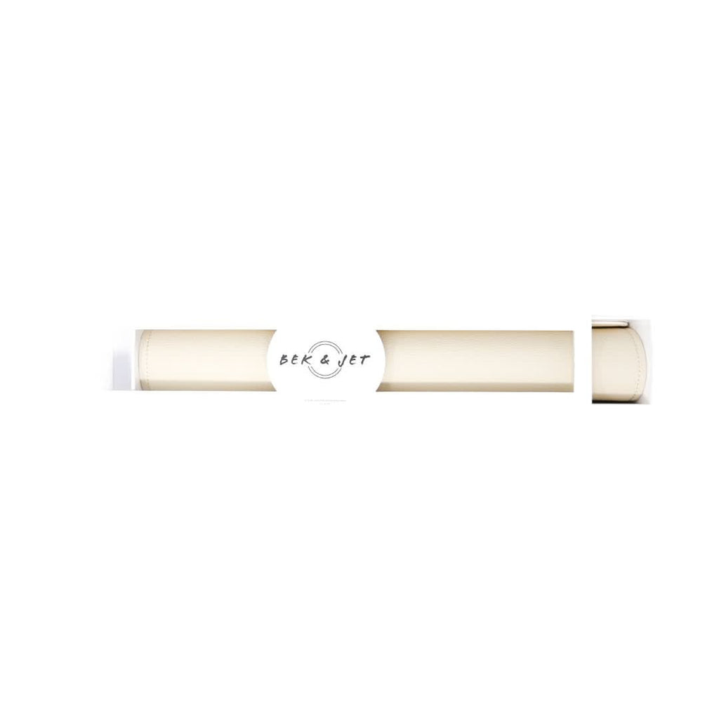 Vegan Leather Changing Mat | Ivory-3