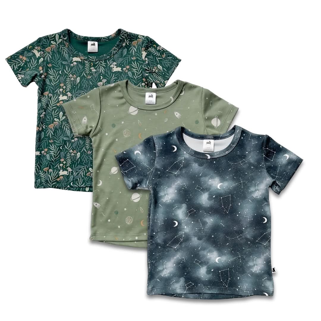 Baby/Kids' Bamboo T-Shirt | Night Sky