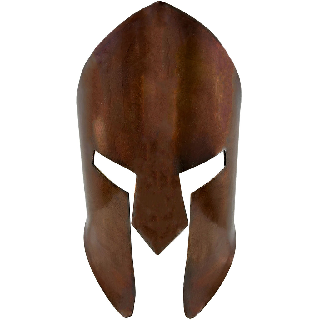 Ancient Greek Copper Spartan Battle Mask