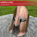 Ancient Greek Copper Spartan Battle Mask