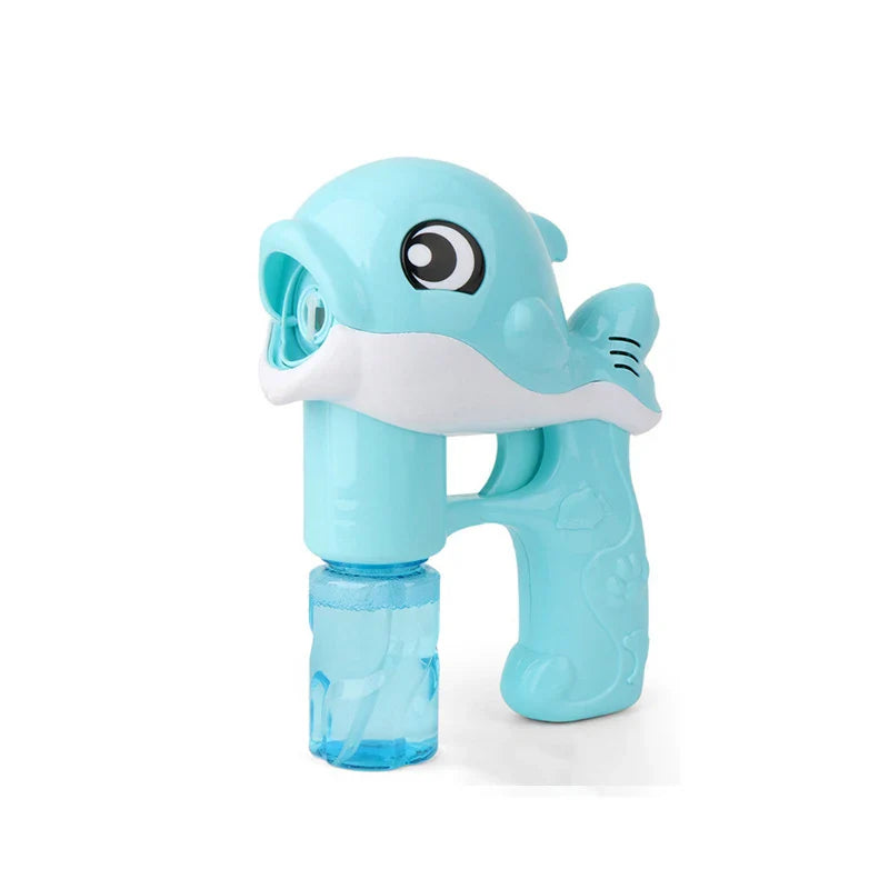 Bubble Gun Electric Automatic Cute Bubbles Machine for Kids