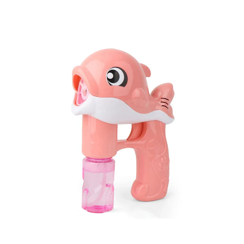Bubble Gun Electric Automatic Cute Bubbles Machine for Kids