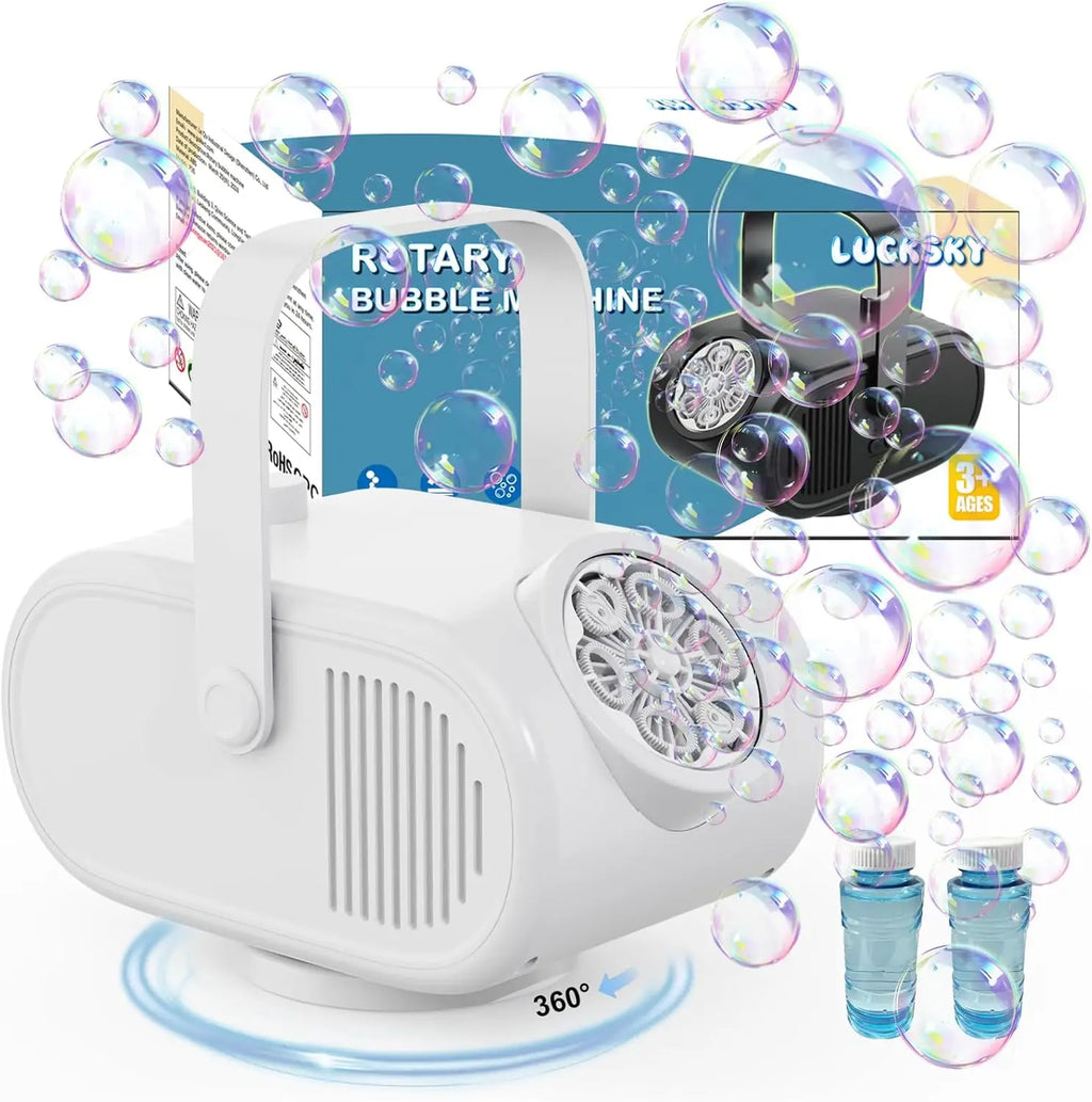 Bubble Machine Automatic Bubble Blower for Kids Outdoor Fun