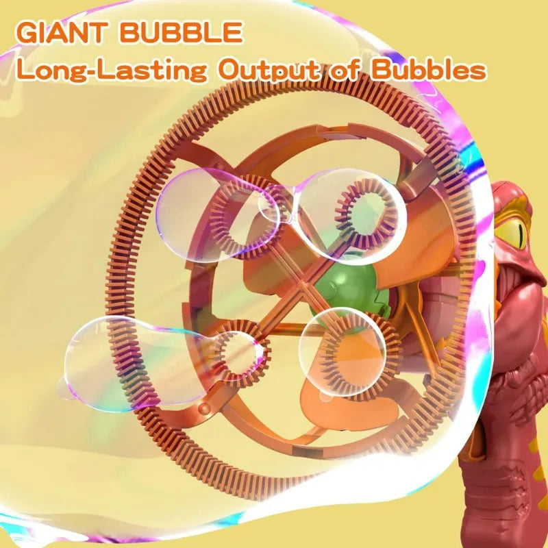 Dinosaur Bubble Gun Machine Toys