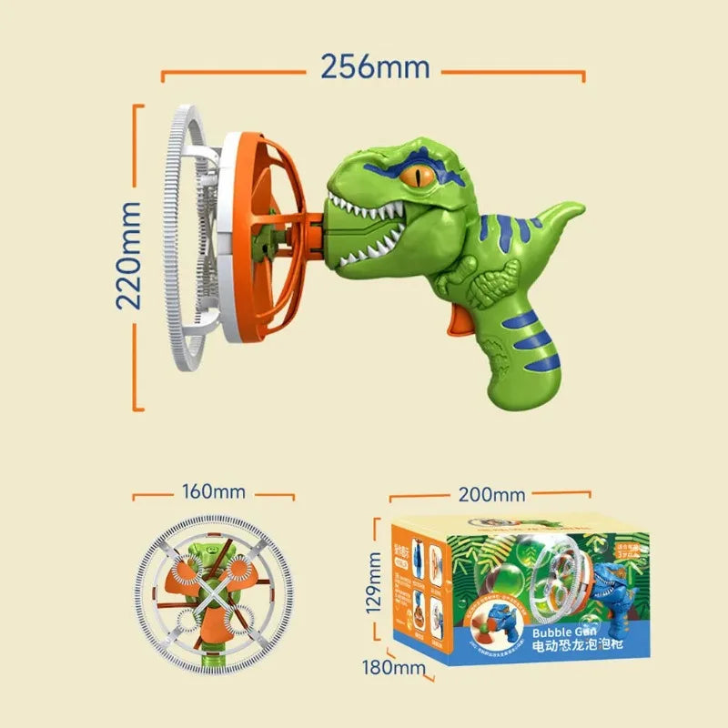 Dinosaur Bubble Gun Machine Toys