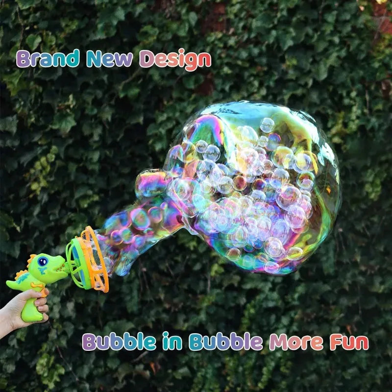 Dinosaur Bubble Gun Machine Toys