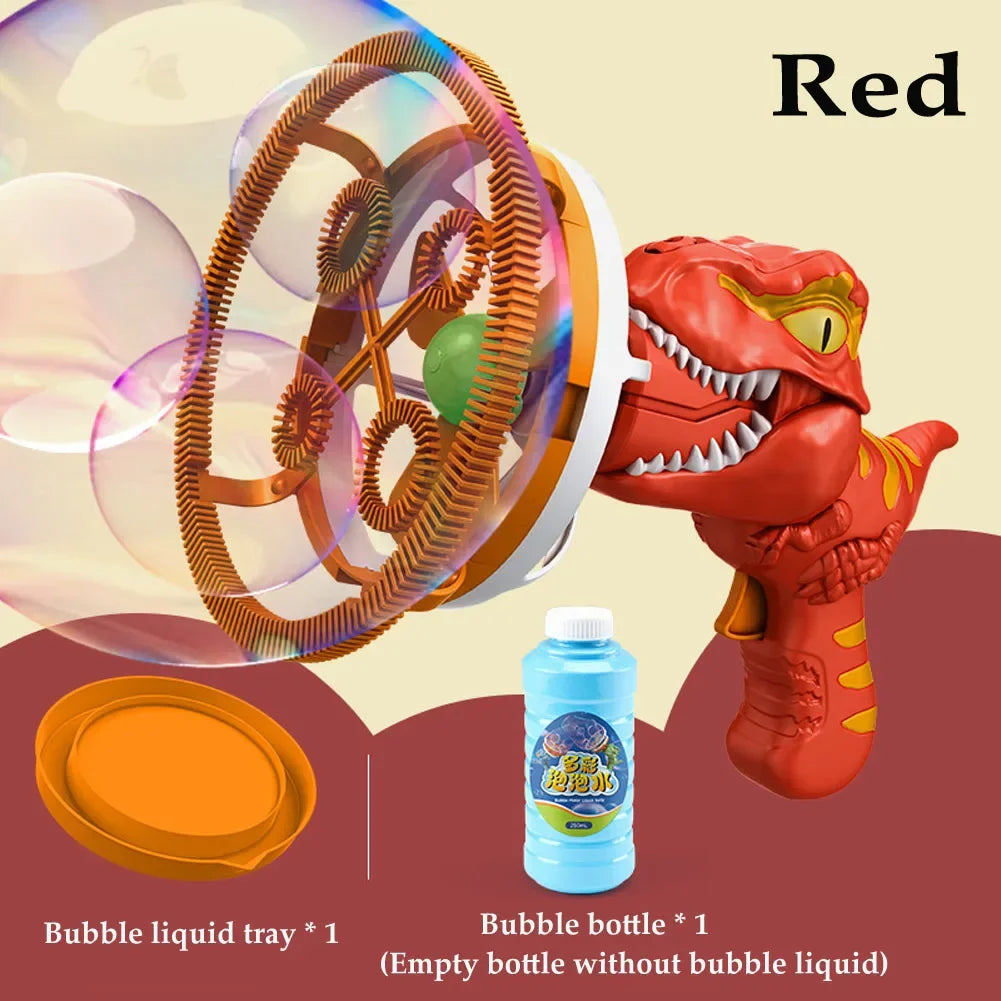 Dinosaur Bubble Gun Machine Toys