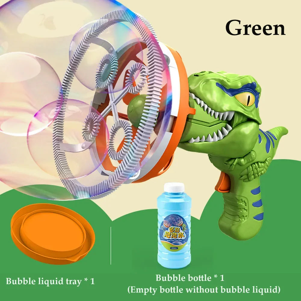 Dinosaur Bubble Gun Machine Toys