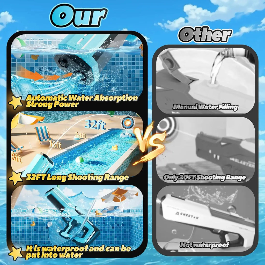 Electric Continuous Shooting Water Gun Toy