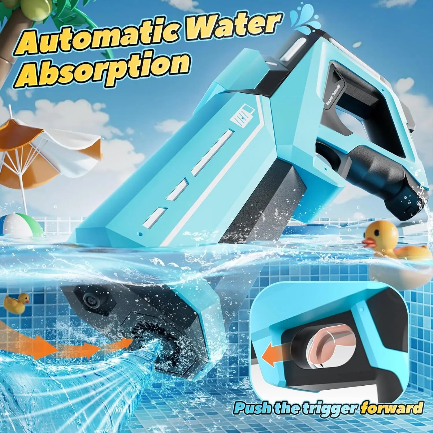 Electric Continuous Shooting Water Gun Toy