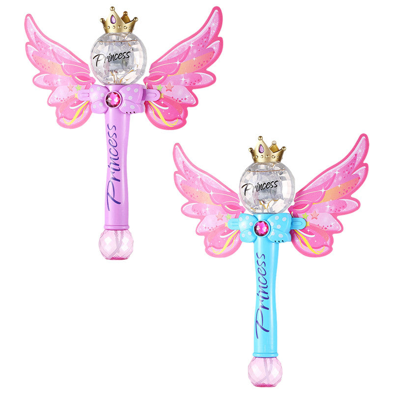 Fairy Princess Magic Wand Bubble Machine