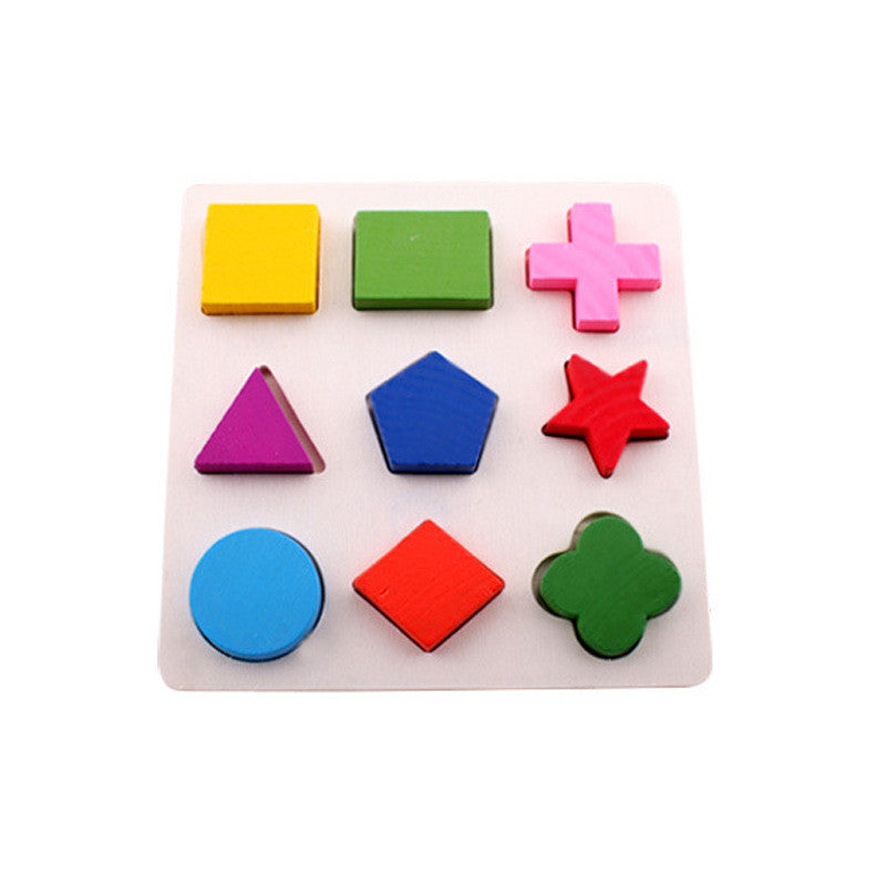 Geometric Shape Jigsaw for Kids Educational Toy