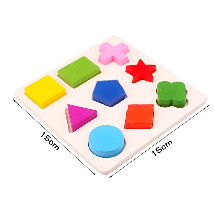 Geometric Shape Jigsaw for Kids Educational Toy
