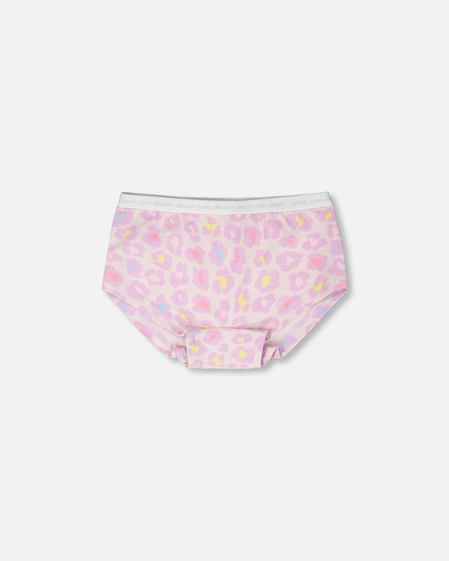 Organic Cotton Boyshort Panty Purple Animal Print