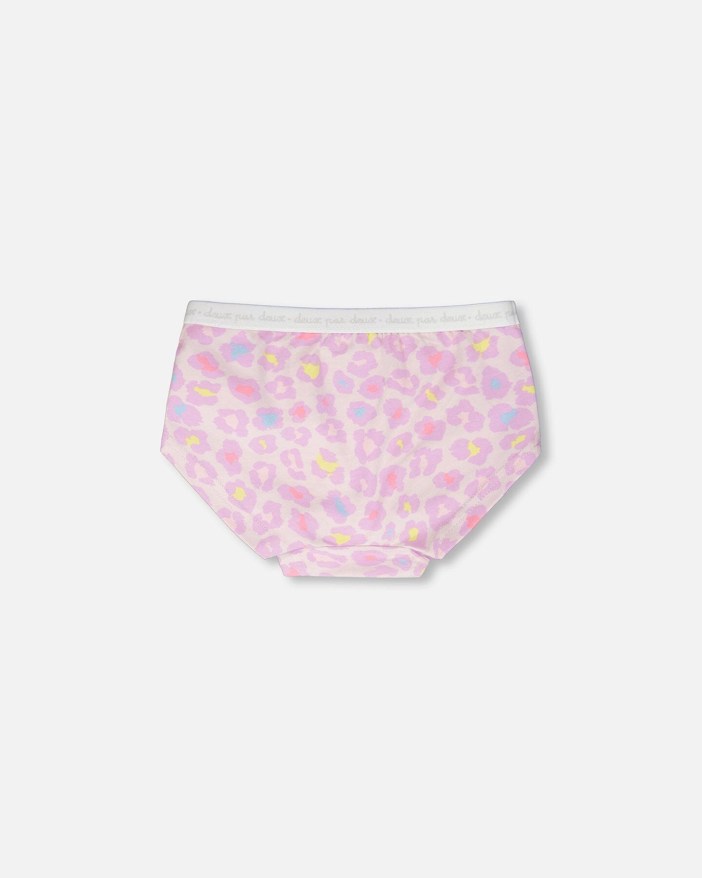 Organic Cotton Boyshort Panty Purple Animal Print