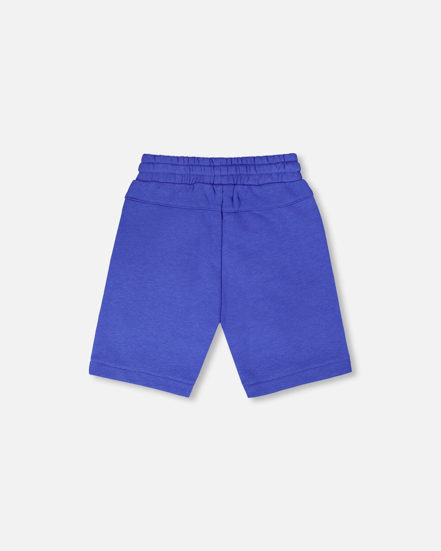 French Terry Shorts With Cross Seams Royal Blue