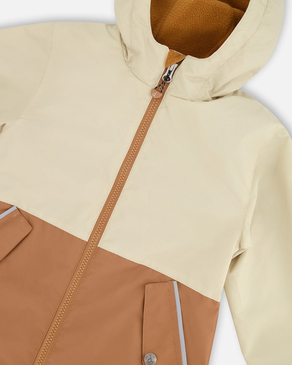 Mid-Season Jacket In Recycled Polyester Beige