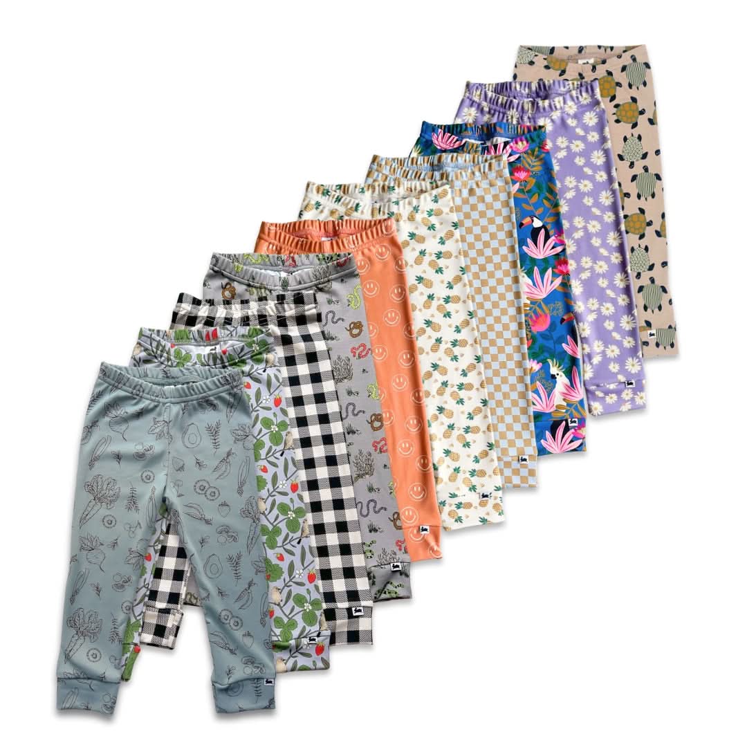 Kids' Bamboo Leggings | Bison Plaid