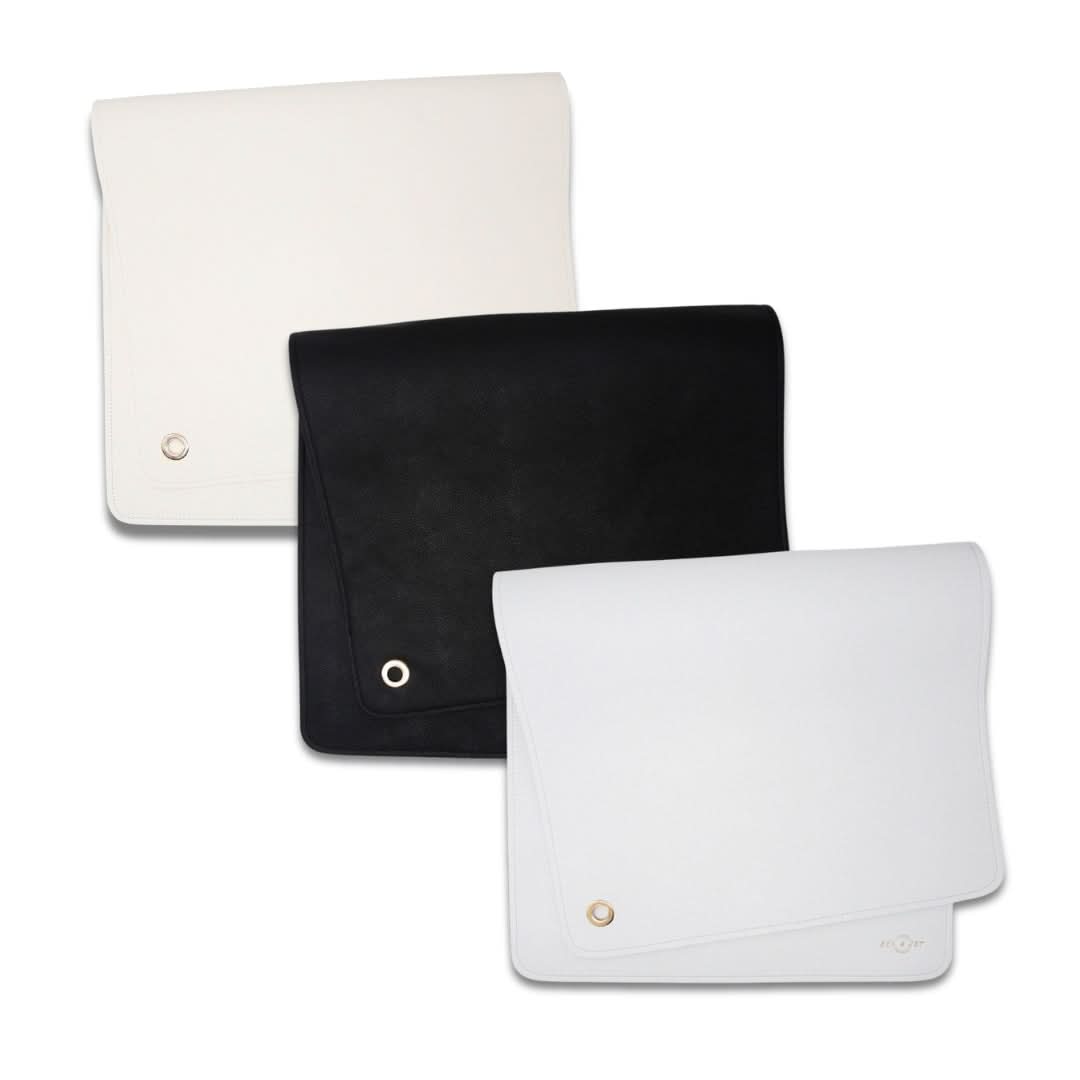 Vegan Leather Changing Mat | Ivory-1