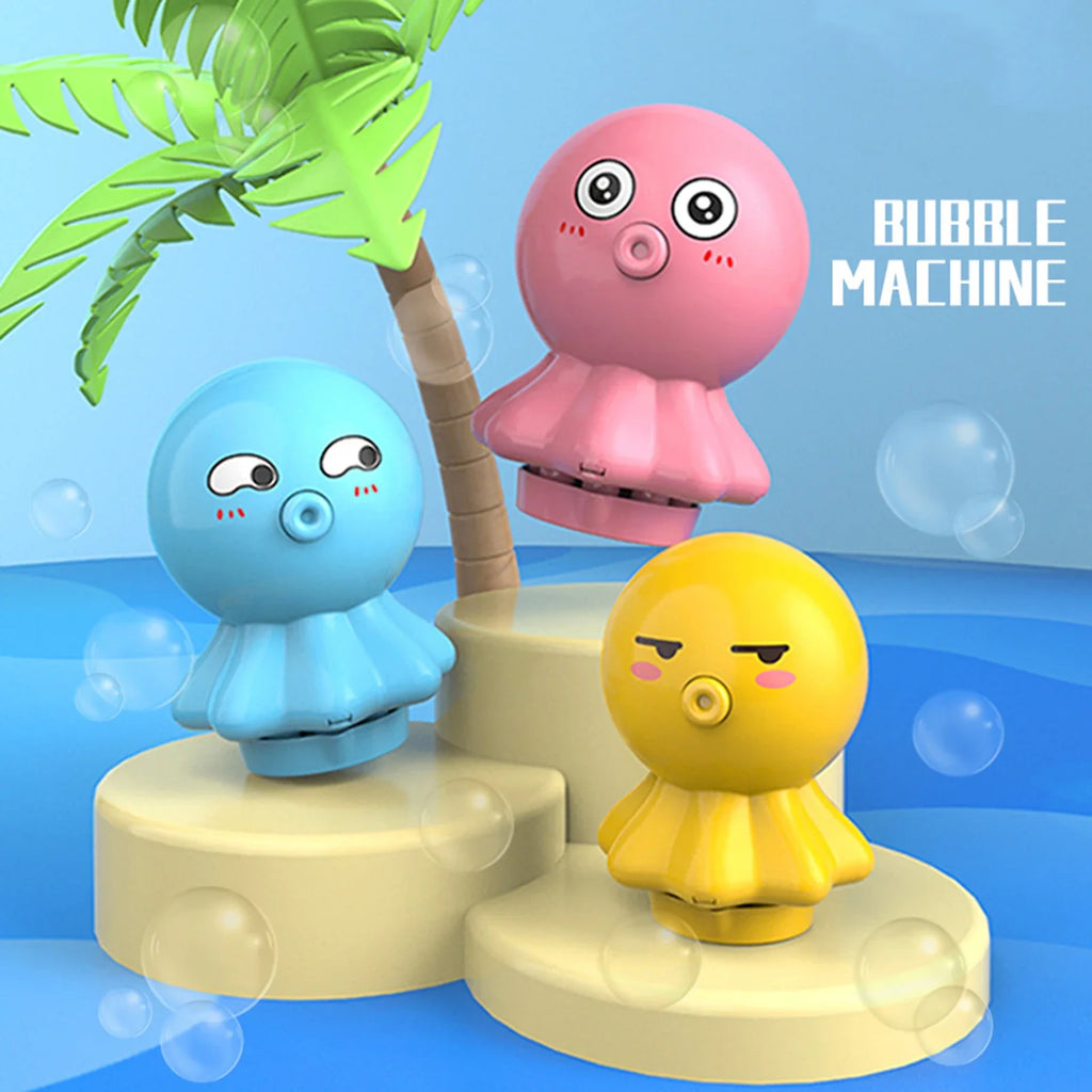 Octopus Bubble Machine Gun For Kids Outdoor Fun