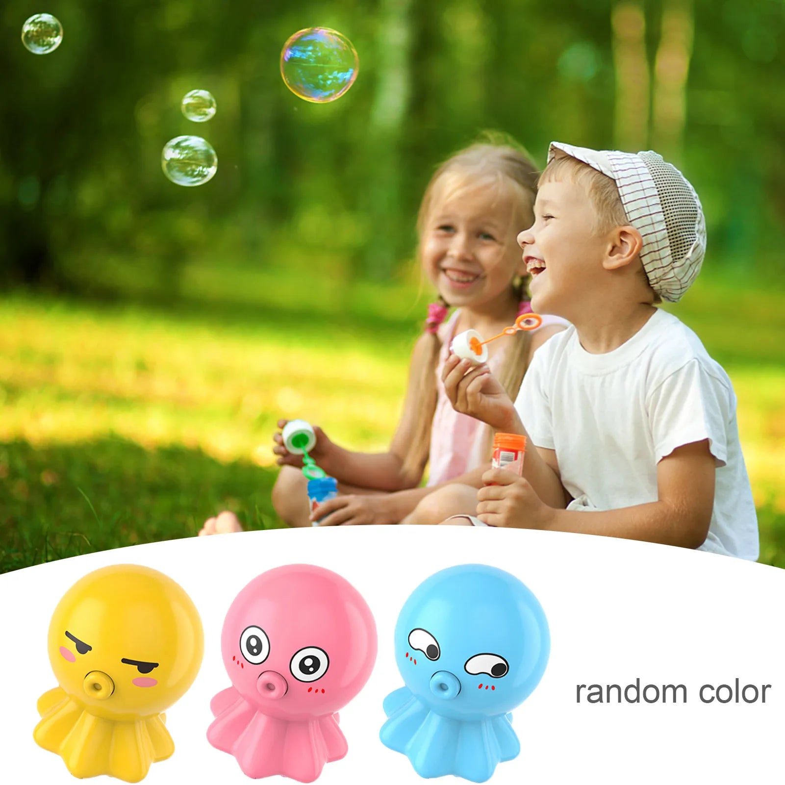 Octopus Bubble Machine Gun For Kids Outdoor Fun