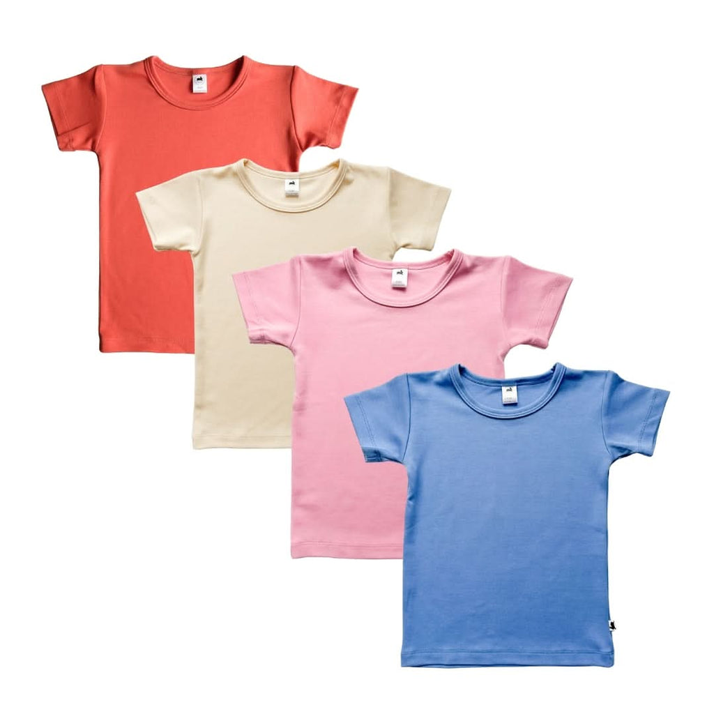 Baby/Kids' Bamboo T-Shirt | Taffy Pink-1
