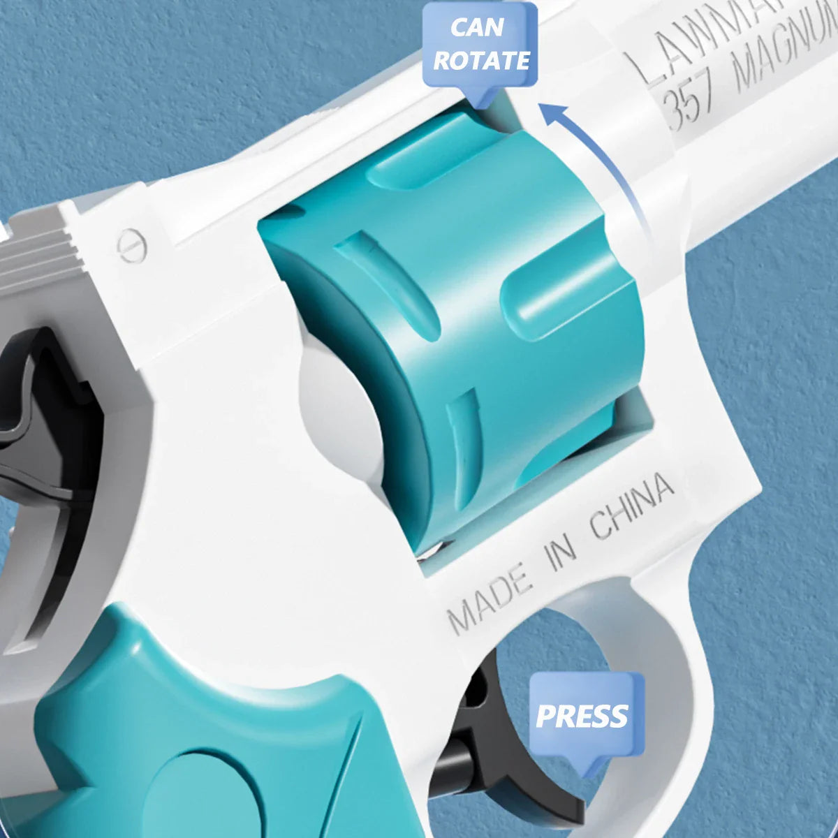 NNEOBA Revolver Water Gun Toy for Kids