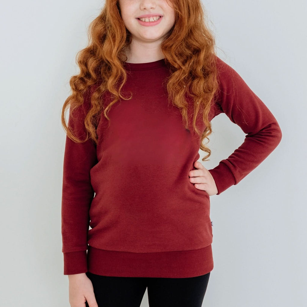 Youth Bamboo Fleece Raglan Pullover | Sage