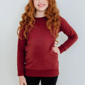 Youth Bamboo Fleece Raglan Pullover | Sage
