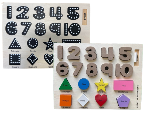 PRESCHOOL NUMBERS/SHAPES/COLOURS - Preschool Learning Bundle: Numbers, Shapes & Colors | Autism-Friendly Educational Set | Sensory Learning Tools (Ages 2-5)