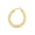 Double Watch Link Bracelet For 18K Gold Filled 7mm Watch Band Bracelet (I45A)