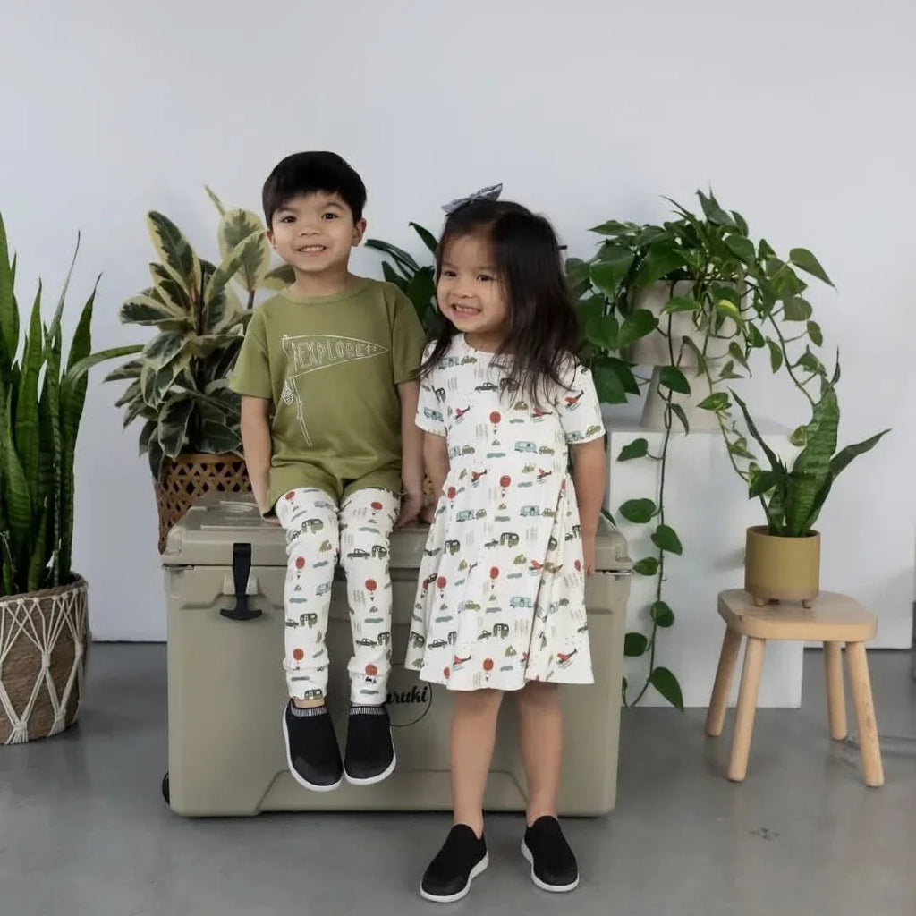 Baby/Kids' Bamboo Daphne Dress | Camping