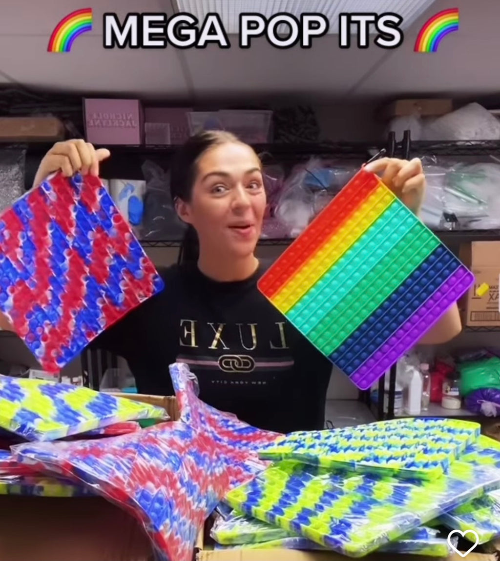 Jumbo Push Pop Fidget Toy-Fidget Sensory Toys-Square