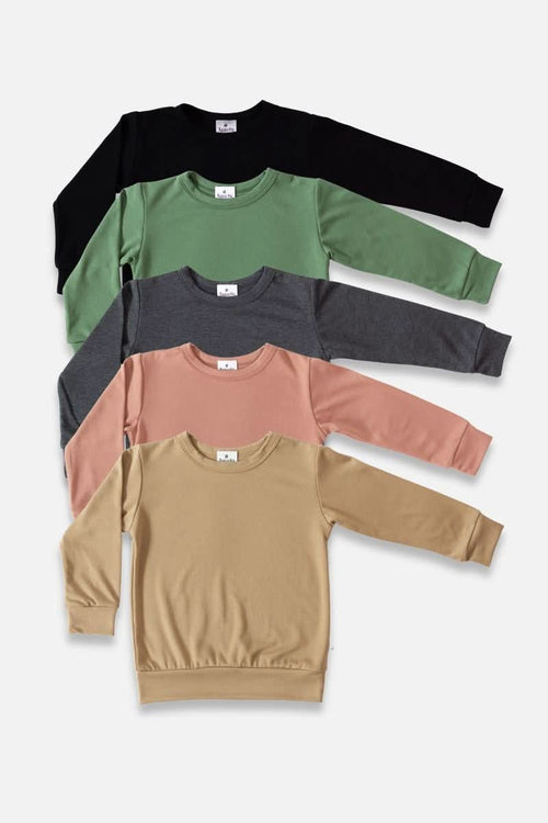 Baby Bamboo Pullover | Terracotta-1