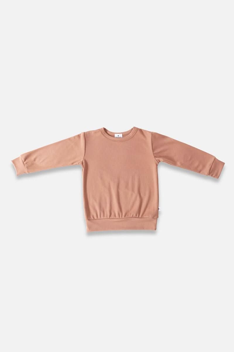 Baby Bamboo Pullover | Terracotta-0