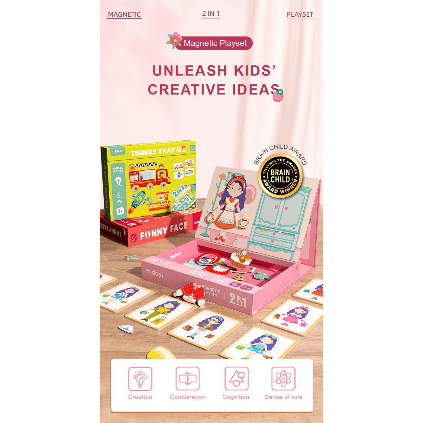 Sweet Girl Magnetic Playset