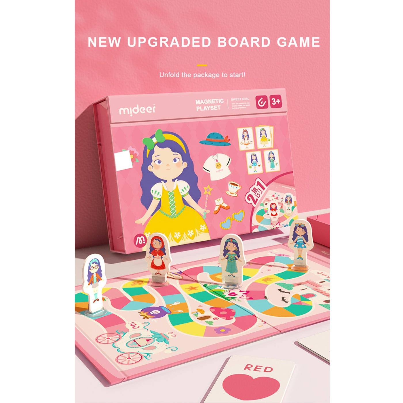 Sweet Girl Magnetic Playset